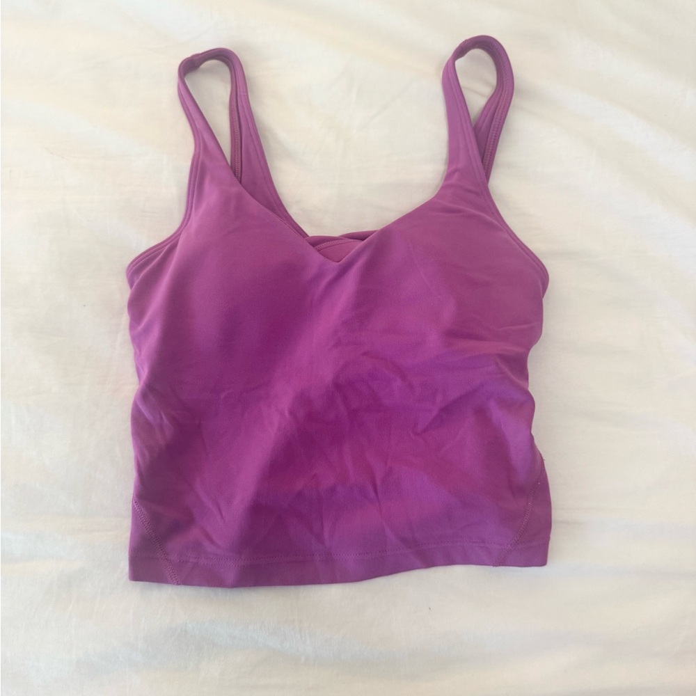 Purple align Tank Top